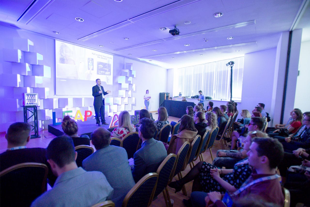 Tomislav Krištof presenting at LEAP Summit 2018